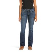 Ariat® Women's R.E.A.L. Mid Rise Stretch Ivy Stackable Straight Leg Jean