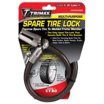 Trimax Trimaflex Spare Tire Cable Lock - (36" X 12mm), ST30