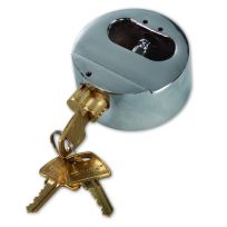 Trimax "Hockey Puck" Internal Shackle Trailer Door Lock, THPXL