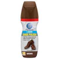 Shoe Gear Premium Brown Liquid Polish, 1N1958-5BRWN, 2.5 OZ