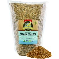 Scratch And Peck Naturally Free Organic Chicken and Starts Mash, 011873, 10 LB Bag