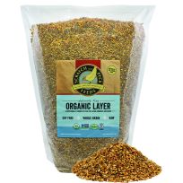 Scratch And Peck Naturally Free Organic Chicken and Duck 16% Layer Mash, 011876, 10 LB Bag