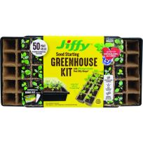 Jiffy® Peat Strips 'N Greenhouse Tray with SUPERthrive, TS50HST-8