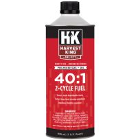 HARVEST KING® 2-Cycle Fuel 40:1 Pre-Mixed GAS + Oil, HKS508, 1 Quart