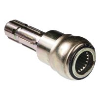 Double Hh Mfg Power Take Off (PTO) Adapter QR 1-3/8X6M - 1-3/8X21F, 23531