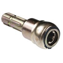 Double Hh Mfg Power Take Off (PTO) Adapter EXT QR 1-3/8X6M - 1-3/8X6F, 23556