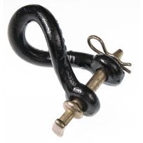 Double Hh Mfg Twisted Clevis, 24023, 5/8 IN x 3 IN
