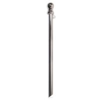 Evergreen Aluminum House Flag Pole with Anti-Wrap Tube, Chrome Finish, 01015