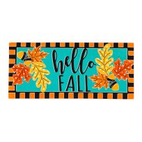 Evergreen Hello Fall Leaves Sassafras Switch Mat, 431733