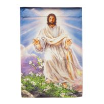 Evergreen The Resurrection Garden Lustre Flag, 14LU10728