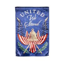 Evergreen United We Stand House Lustre Flag, 13LU10954