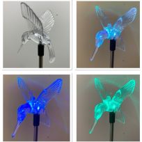 Cheap Carls Solar Hummingbird Stake, Color Changing, 27 IN, 922-18020