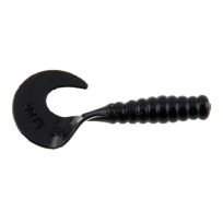 Berkley PB Power Grubs 3 IN, Black, 15-Pack, PFPBHPG3BL
