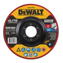 DEWALT 7/8 IN T27 Arbor Cut-Off / Grinding Wheel Combo, DW8904COMBO, 4.5 IN x 3/32 IN