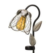 Regal Art & Gift Edison Solar Stake - Flower Down, 13370