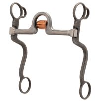 WEAVER EQUINE™ ProSeries Ported Sweet Iron Bit, 25200-12, Buffed Black, 7 IN