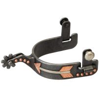 WEAVER EQUINE™ Ladies Arrow Rowel Spur, 25505-53-12, Black Arrow
