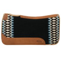 WEAVER EQUINE™ Contoured Wool Felt Saddle Pad, 36031-5062-312, Blue, 31 IN x 32 IN