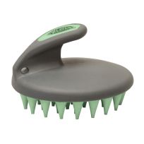 WEAVER EQUINE™ Palm Curry Brush, 65-2058-C1, Mint / Gray