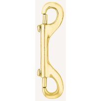 WEAVER EQUINE™ Double End Snap, BC00163-SB-41/2, Solid Brass, 4-1/2 IN