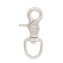 WEAVER EQUINE™ Nickle Plated Round Sissor Snap, BCZ5013-NP-3/4, Nickel Plated, 3/4 IN