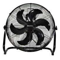 Comfort Zone Power Curve Fan, 20 IN, CZHV206BK, Black
