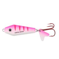 Northland Buck-Shot Coffin Spoon, BRCS3-26, Uv Pink Tiger, 3/16 OZ