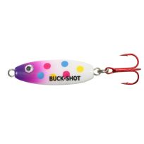 Northland Buck-Shot Rattle Spoon, BRS2-465, Purple Wonder, 1/16 OZ