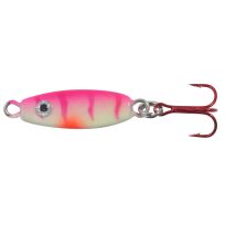 Northland UV Forage Minnow Spoon, FMUVS2-26, Pink Tiger, 1/16 OZ