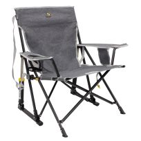 GCI Outdoor Kickback Rocker, Heathered Pewter, 410147, Heathered Pewter