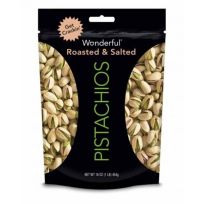 Wonderful Roasted & Salted Pistachios, 91256, 16 OZ