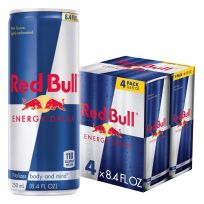 Red Bull Energy Drink, Original, 4-Pack, RB2861, 8.4 OZ