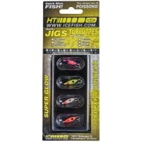HT Moon Jig Assortment, Size 12 Hook, 4-Pack, MNJ-124A