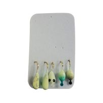HT Hardwater Micro Jig, #10, 5-Pack, HW-ECK5GL10X, Assorted