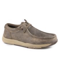 Roper Men's Leather Lace Up Casual Shoe