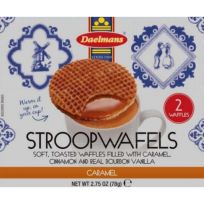 Daelmans Stroopwafels Jumbo Caramel Wafer, 697711, 2.75 OZ