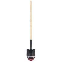 BLACK DIAMOND™ 48 IN Wood Long Handle Round Point Shovel, BDRPS206MS