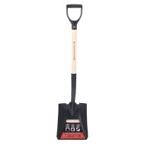 BLACK DIAMOND™ 34 IN Wood D-Handle Square Point Shovel, BDTS207MS