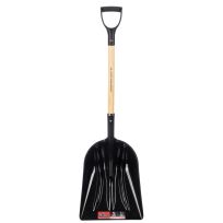 BLACK DIAMOND™ Wood D-Handle Poly Grain Scoop, BDGS201MS, 36 IN