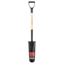 BLACK DIAMOND™ 24 IN Wood D-Handle Drain Spade, BDST116MS
