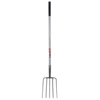 BLACK DIAMOND™ 60 IN Fiberglass Long Handle 5 Tooth Manure Fork, BDST027MS