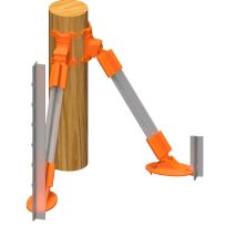 Dare Wood Post Corner Brace Kit, CB-360-WP