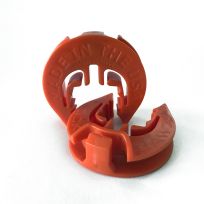 Dare LOCKJAWZ T-360 Universal T-Post Insulator, 25-Pack, T-360 ORANGE  , Orange