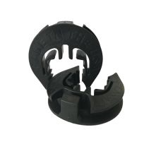 Dare LOCKJAWZ T-360 Universal T-Post Insulator, 25-Pack, T-360 BLACK   , Black