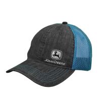 John Deere Ladies Chambray Mesh, J26E-03DG-JDR-JMP, Turquoise, One Size Fits All