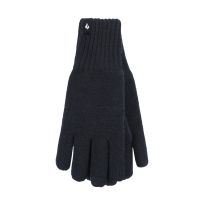 Heat Holders Men's Nevis Solid Flat Knit Gloves