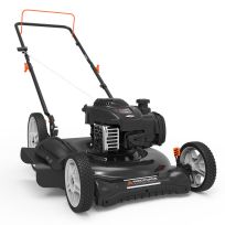 Yard Force Gas Walk Behind Push Mower with 2-n-1 Cutting System, 22 IN, E450 125cc, YF22-2N1
