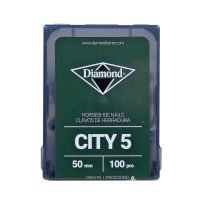 Diamond 5 City Horseshoe Nail, 100-Count Box, D5CH1N