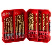 Milwaukee Tool SHOCKWAVE Impact Duty™ RED HELIX™ Titanium Drill Bit Set, 29-Piece, 48-89-4672