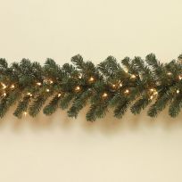 Gerson International 9 FT x 10 IN Balsam Pine Garland, 1427610